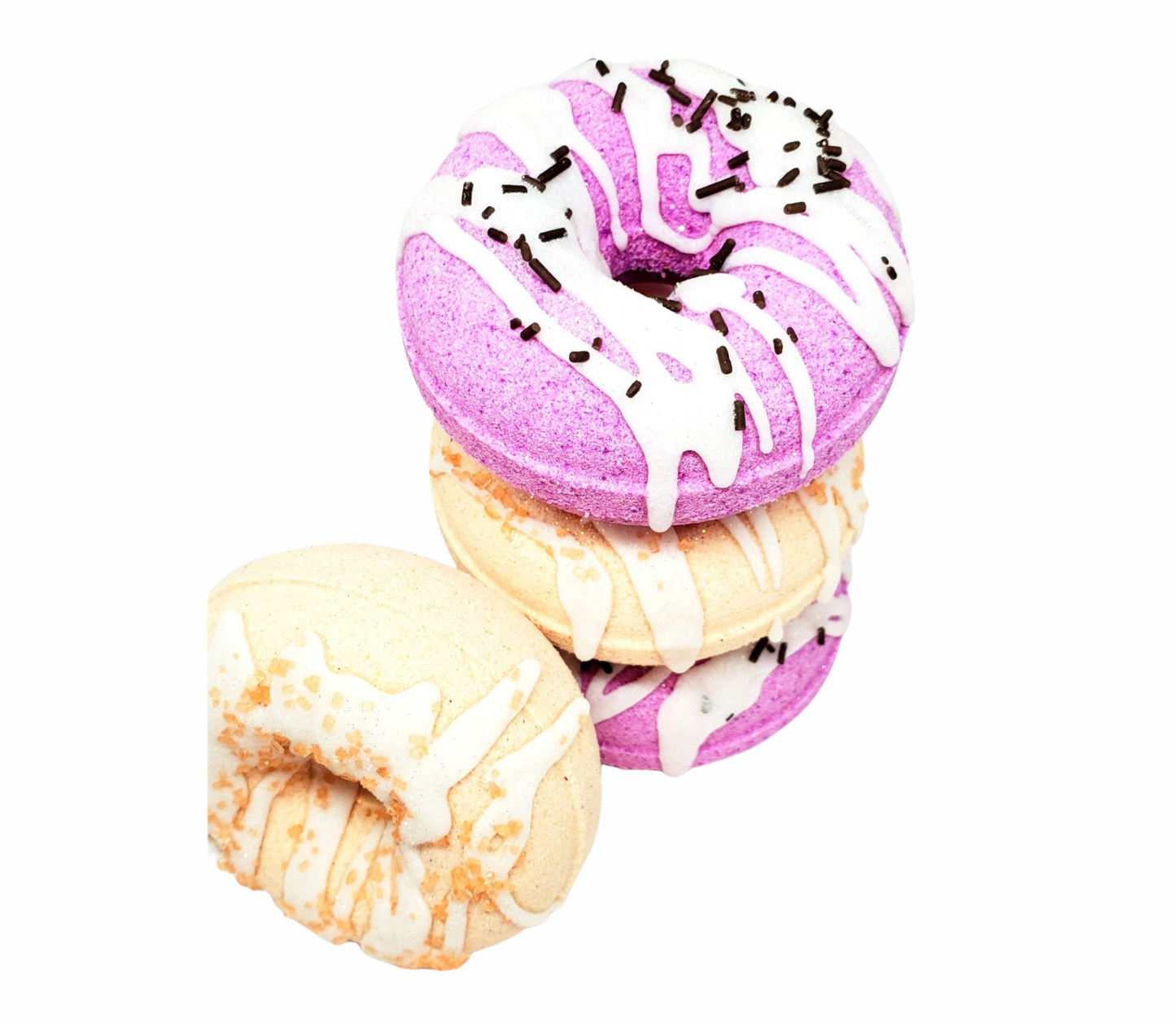 Maple Sugar Donut Bath Bomb | Maple Bath Bomb | Vegan Donut Bath Bomb