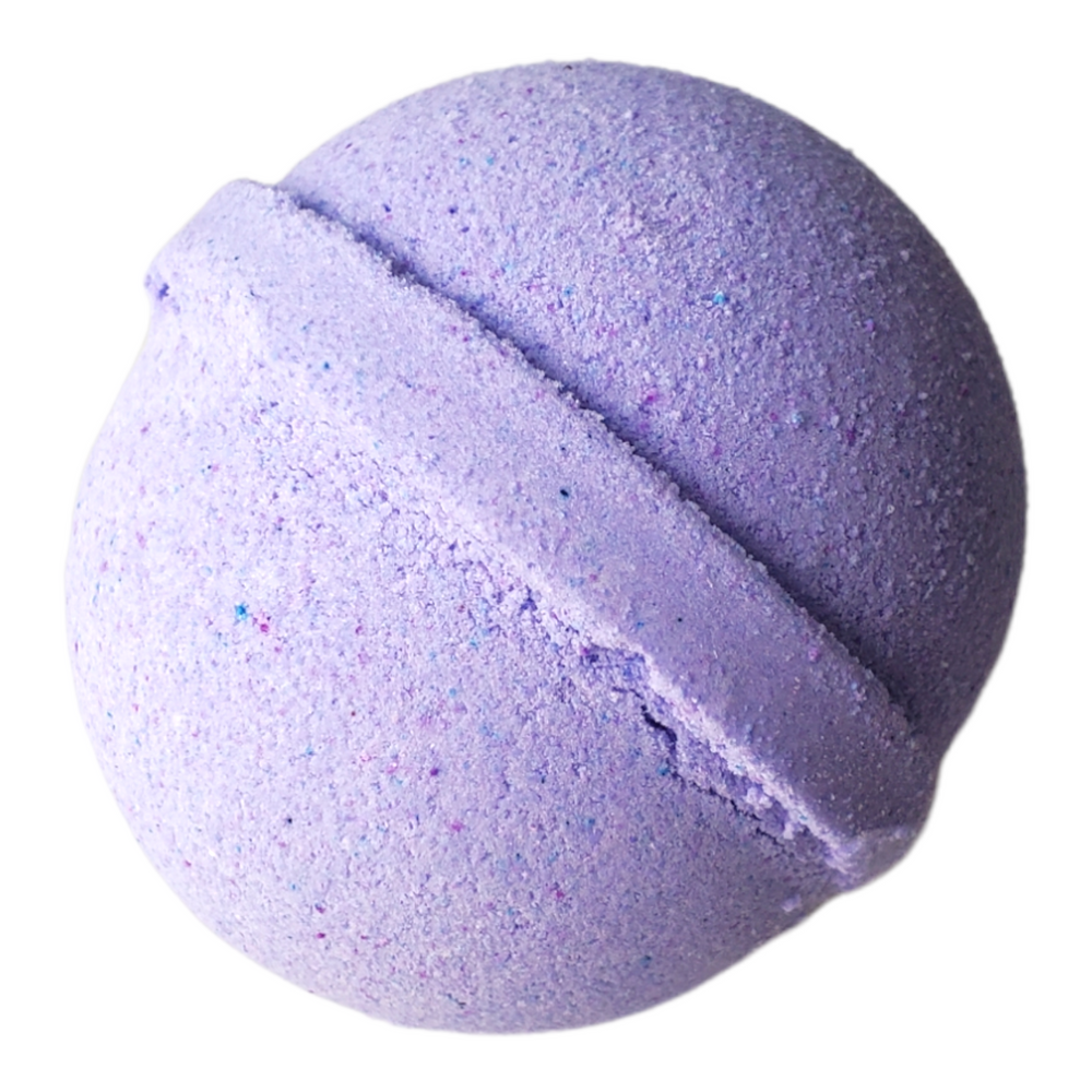 purple vanilla lavender bath bomb