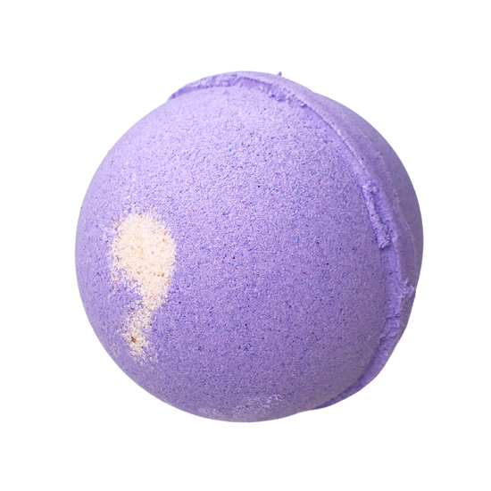 Giant vanilla lavender bath bomb
