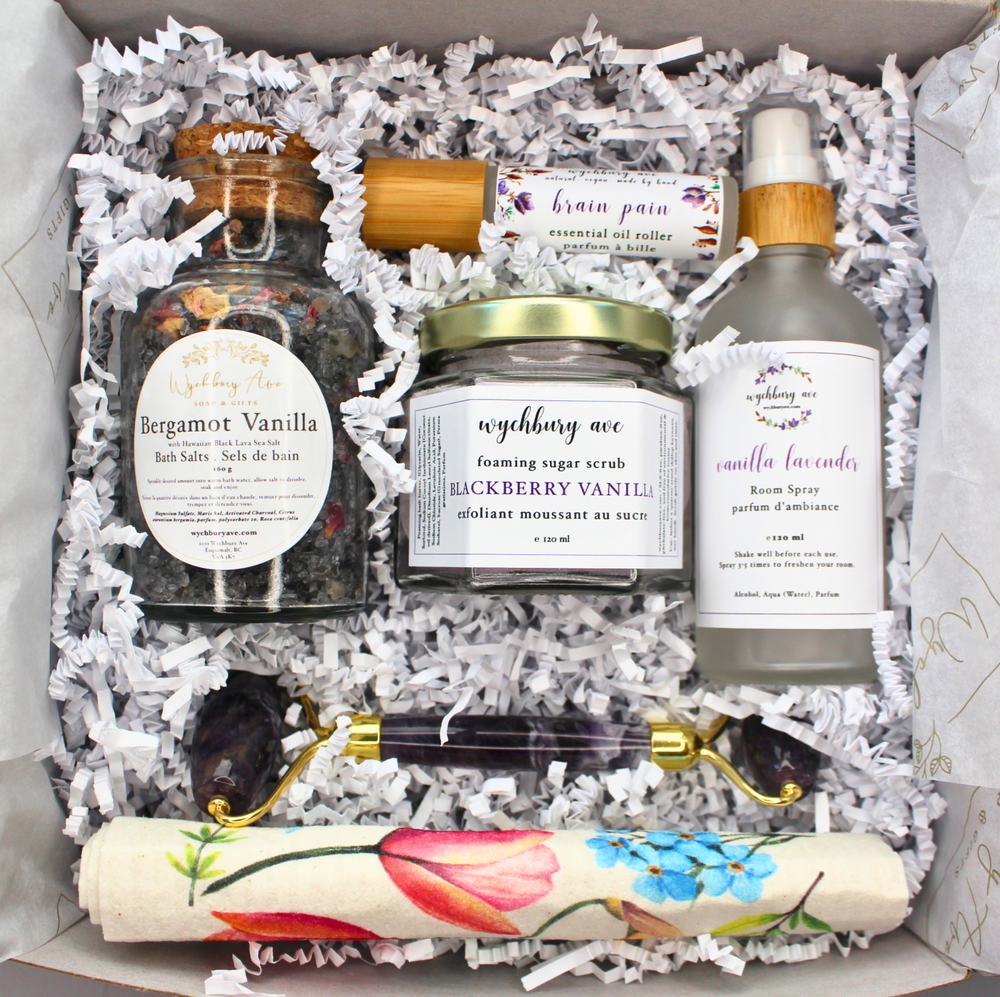 Vanilla Lavender Bath and Body Gift Set