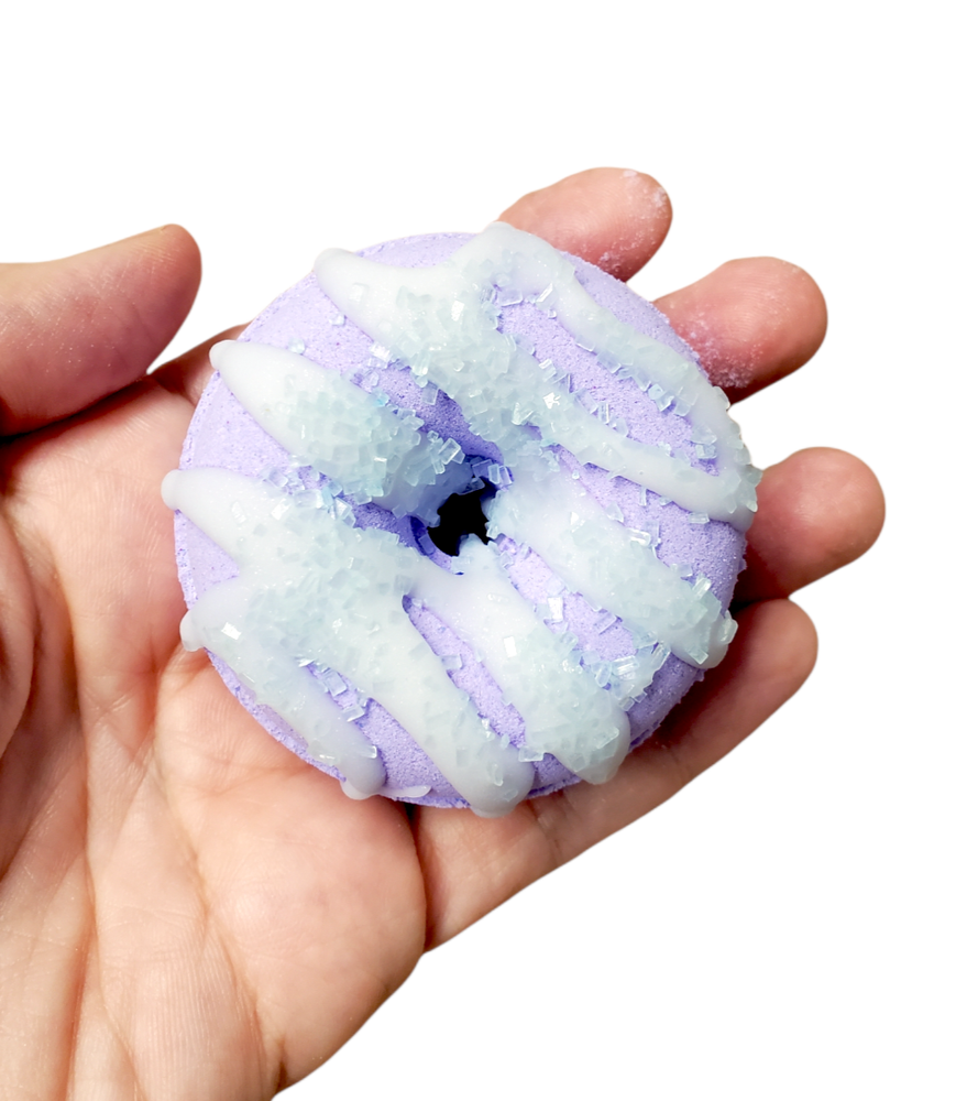Grape Soda Mini Donut Bath Bomb | Vegan Donut Bath Bombs | Bath Bombs Made in Canada